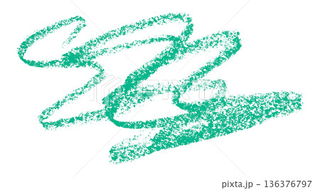 green pencil strokes isolated on transparent background green pencil strokes isolated on transparent background 136376797