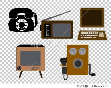 復古物品插畫集 136377152