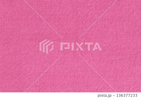 Pink cotton fabric texture background, seamless pattern of natural textile. 136377233
