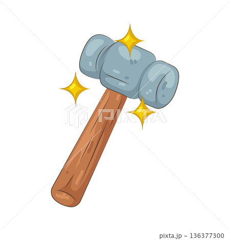 Illustration of hammer 136377300