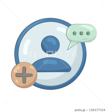 Illustration of Add user 136377334
