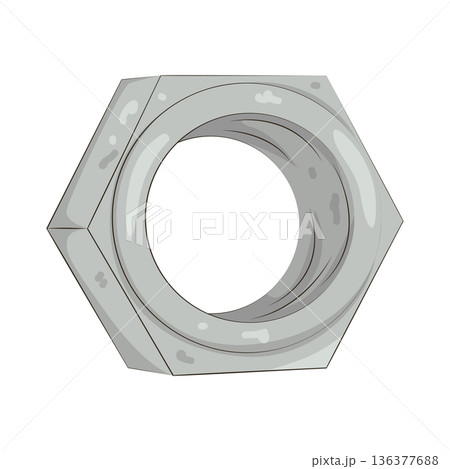 Illustration of nut Illustration of nut 136377688