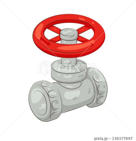Illustration of valve Illustration of valve 136377697