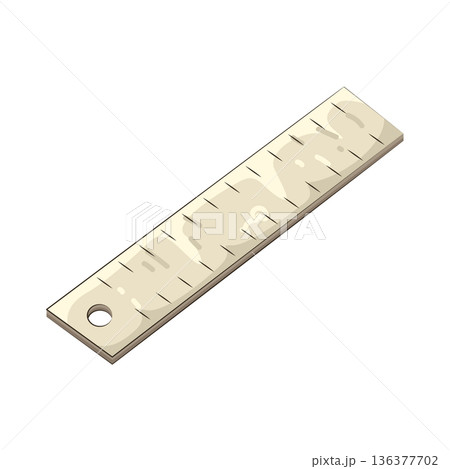 Illustration of ruler Illustration of ruler 136377702
