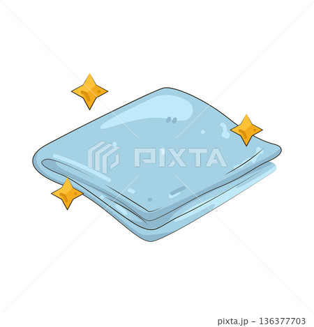 Illustration of cleaning cloth Illustration of cleaning cloth 136377703