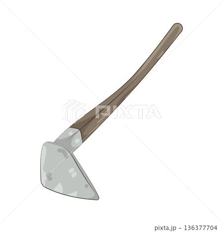 Illustration of hoe  136377704