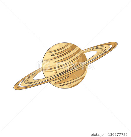 Illustration of saturn 136377723
