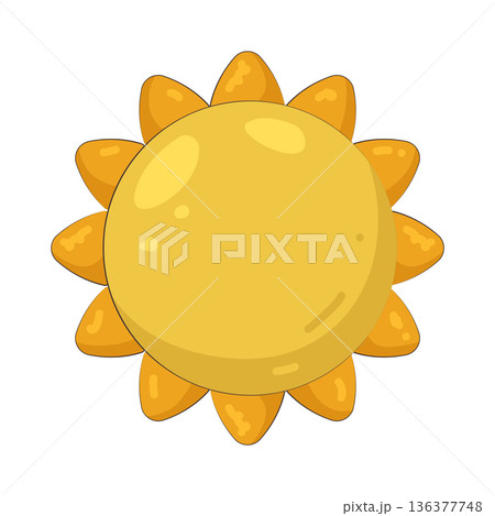 Illustration of sun 136377748