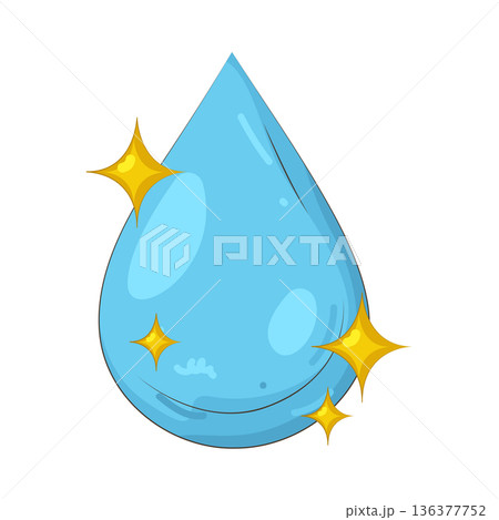 Illustration of water drop Illustration of water drop 136377752
