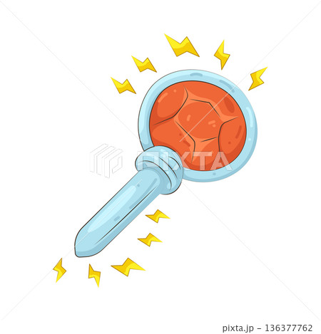 Illustration of magic wand 136377762