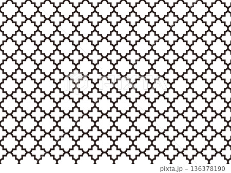 幾何学的な四角形パターン 幾何学的な四角形パターン 136378190