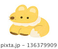 かわいいキツネイラスト 136379909