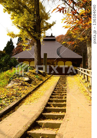 福島県の観光名所大内宿にある正法寺 136384040