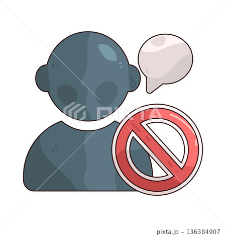 Illustration of Block user 136384907