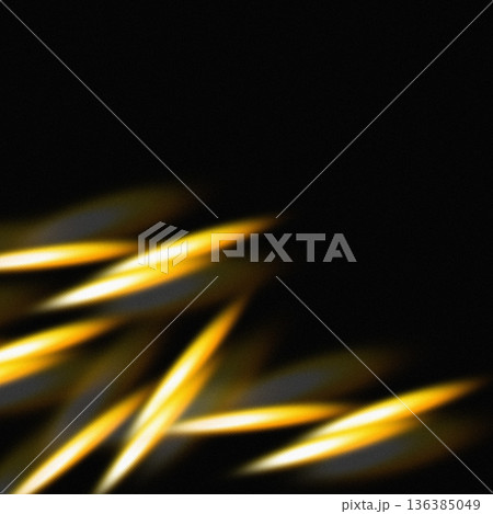 Dynamic golden light motion on black Dynamic golden light motion on black 136385049