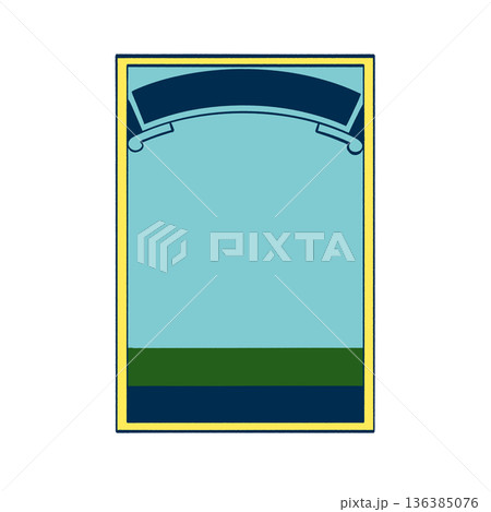 Retro frame Graphic element Poster label Badge design template Vintage style color Retro frame Graphic element Poster label Badge design template Vintage style color 136385076