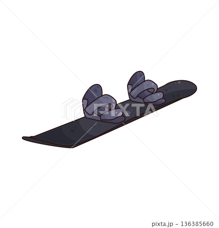 Illustration of Snowboard Illustration of Snowboard 136385660