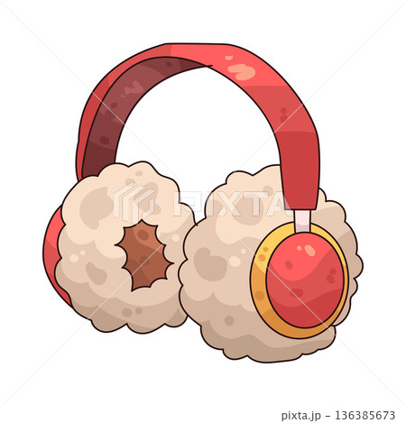 Illustration of Earmuffs 136385673