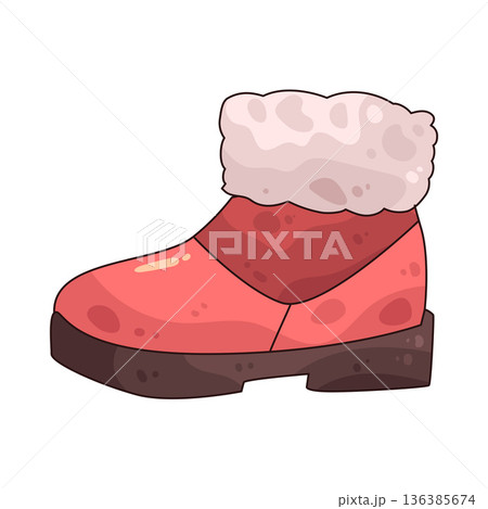Illustration of Winter boots Illustration of Winter boots 136385674