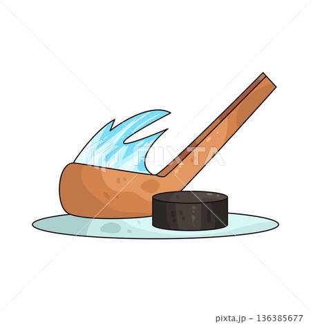 Illustration of Ice hockey Illustration of Ice hockey 136385677