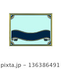 Retro frame design Vector Label Badge Tag Certificate Graphic element Background template Vintage color 136386491