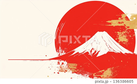 富士山 136386605