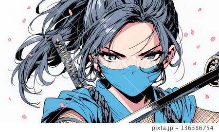 セクシーな女忍者（くノ一）