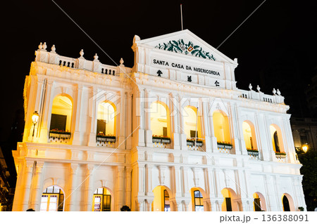 The Holy House of Mercy in Senado Square(Largo do Senado), Macau, is a UNESCO World Heritage Site. 136388091
