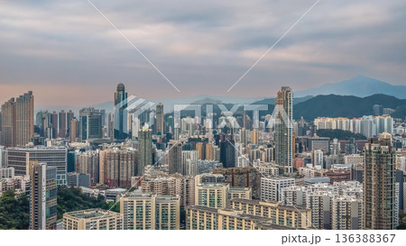 Feb 1 2026 Soft Evening Light Illuminates Dense Skyline Across Mong Kok Feb 1 2026 Soft Evening Light Illuminates Dense Skyline Across Mong Kok 136388367