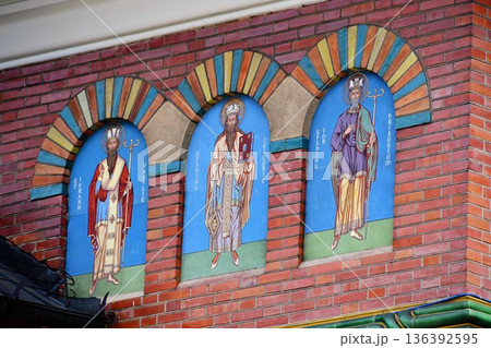 ルーマニア、トランシルヴァニア地方、シナイア、カルパチアの真珠、シナイア僧院 136392595