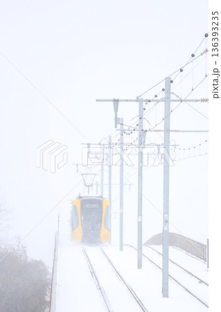 宇都宮ライトレールと真っ白な大雪 宇都宮ライトレールと真っ白な大雪 136393235