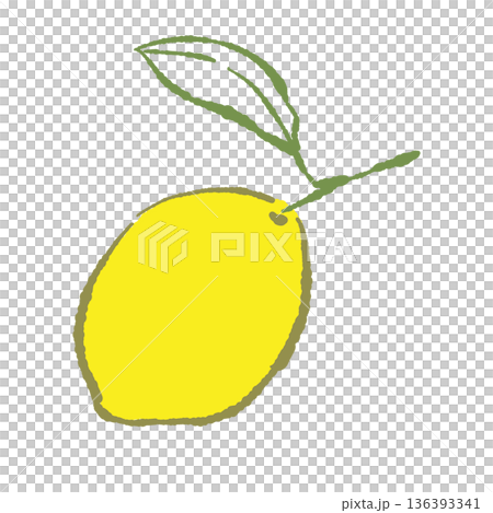 葉が付いた新鮮なレモンのイラスト 収穫したてのフレッシュな果実 葉が付いた新鮮なレモンのイラスト 収穫したてのフレッシュな果実 136393341