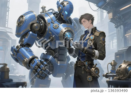 スチームパンク・ファンタジー 136393490