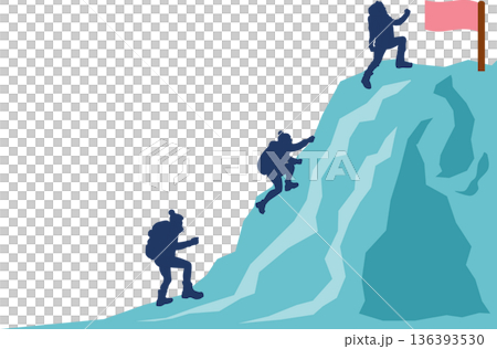 Illustration of a roadmap to achieving your goals Illustration of a roadmap to achieving your goals 136393530