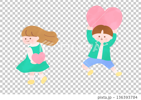 一個男孩表達自己的感情，一個女孩暗戀別人。 136393784