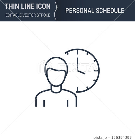 Personal Schedule Icon 136394395
