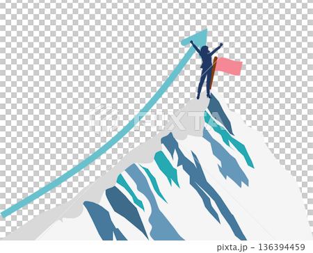 Illustration of a roadmap to achieving your goals Illustration of a roadmap to achieving your goals 136394459