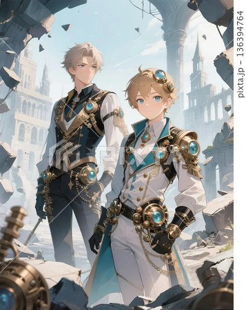 スチームパンク・ファンタジー スチームパンク・ファンタジー 136394764