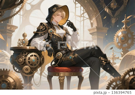 スチームパンク・ファンタジー スチームパンク・ファンタジー 136394765