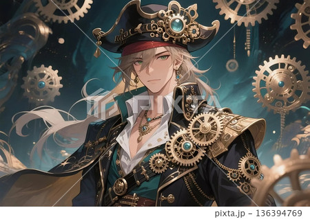 スチームパンク・ファンタジー スチームパンク・ファンタジー 136394769