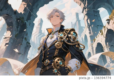 スチームパンク・ファンタジー スチームパンク・ファンタジー 136394774