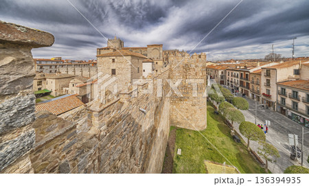 City View from Walls of Avila, Spain 136394935