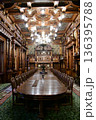 ルーマニア、トランシルヴァニア地方、シナイア、カルパチアの真珠、ペレシュ城、ダイニングルーム 136395788
