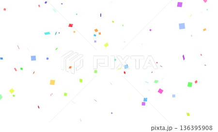 カラフル背景素材 136395908