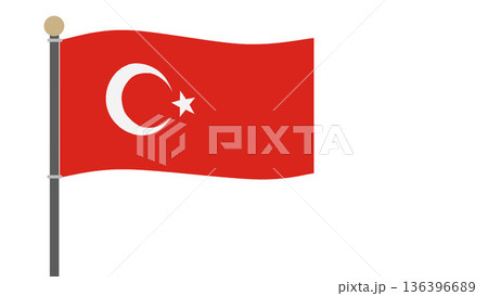 国旗 トルコ 国旗 トルコ 136396689