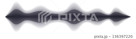 Signal pulse. Black wave. Audio vibration icon 136397220