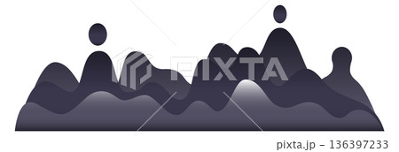 Equalizer icon. Studio sound mixer curve logo 136397233