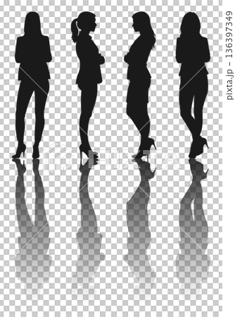 職業婦女的輪廓 職業婦女的輪廓 136397349