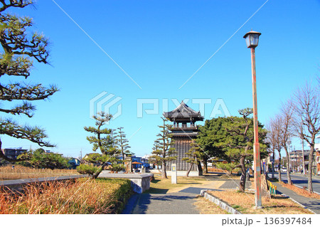 愛知県名古屋市、宮の渡し公園の風景 136397484