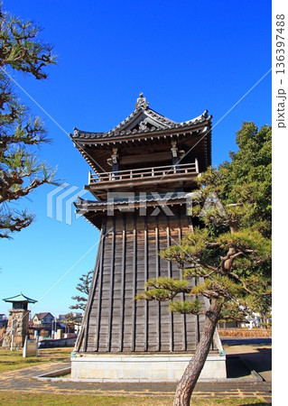 愛知県名古屋市、宮の渡し公園の風景 愛知県名古屋市、宮の渡し公園の風景 136397488